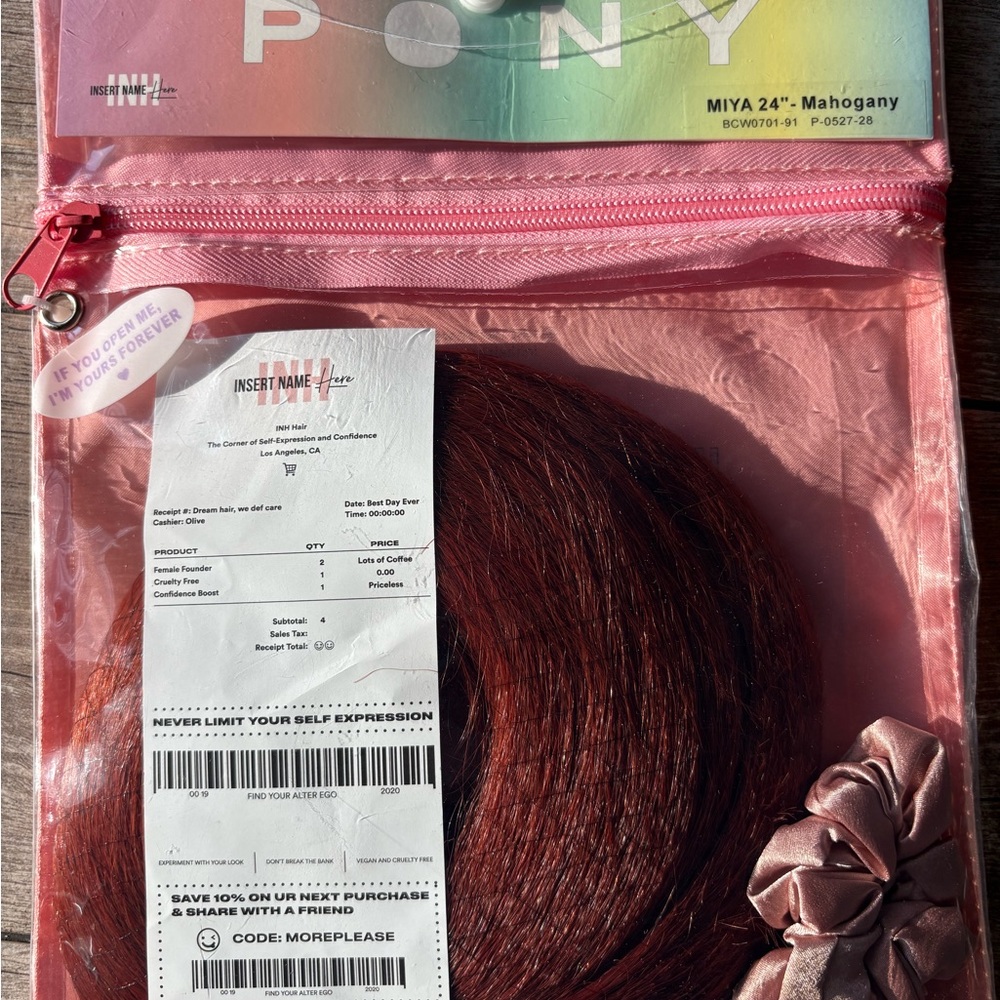 INH Ponytail Extension in Mahogany